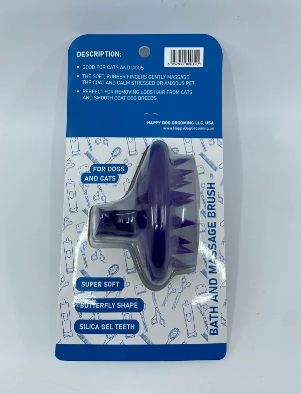 Bath and Massage Brush – Soothing Grooming for Cats and Dogs - Image 9